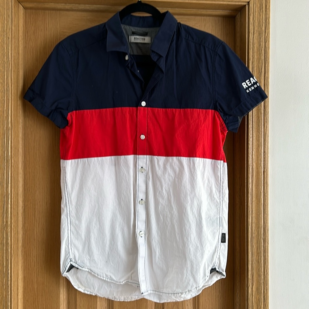 Kenneth Cole Reaction Color Block Shirt